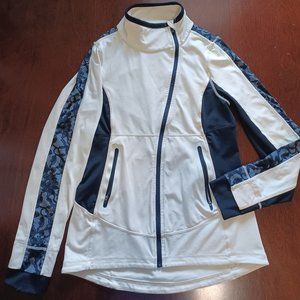 Cynthia Rowley Size M Stretchy Asymmetrical zipper Jacket